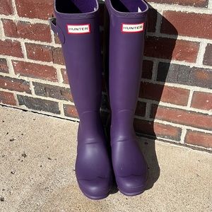 Hunter rain boots